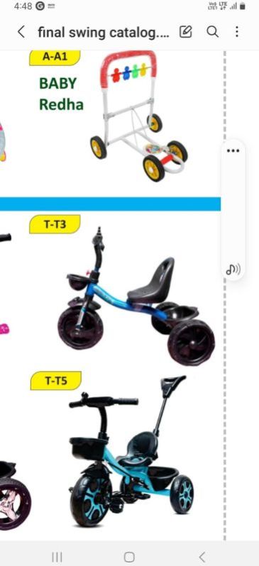 Plastic Children Tricycle