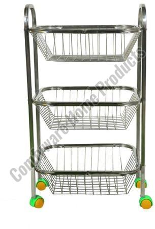 Stainless Steel Fruit Trolley