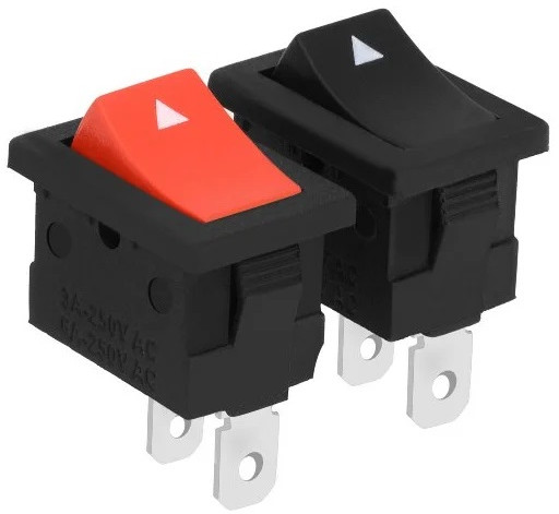 2 Pin Mini Rocker Spst Momentary Switch