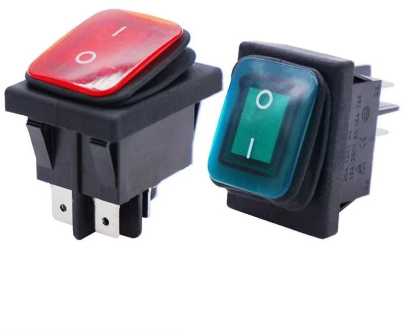 Plastic Waterproof Rocker Switch