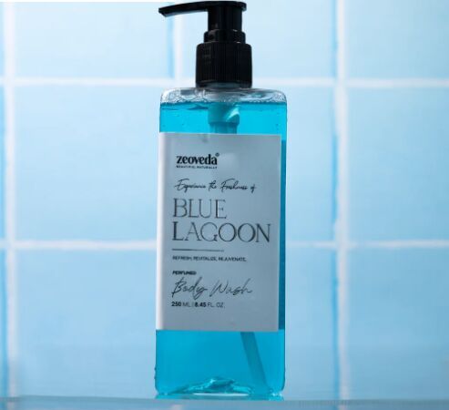 Blue Lagoon Perfumed Body Wash With Mint Extract (250 Ml)