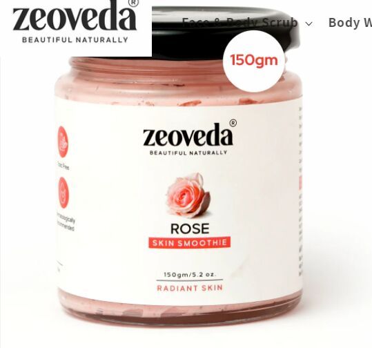 Rose Skin Smoothie Facewash With Shea Butter  (150GM)