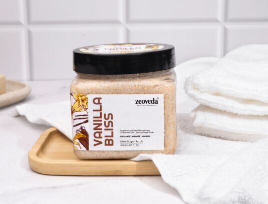 Vanilla Bliss Shea Sugar Exfoliating Scrub 400gm