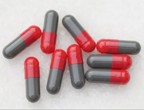 Red Grey Empty Gelatin Capsules