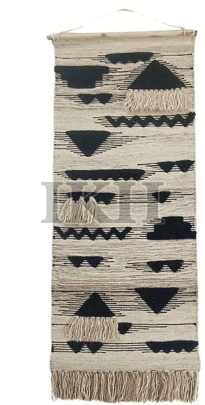 Tassel Tufted Woven Wall Hanging