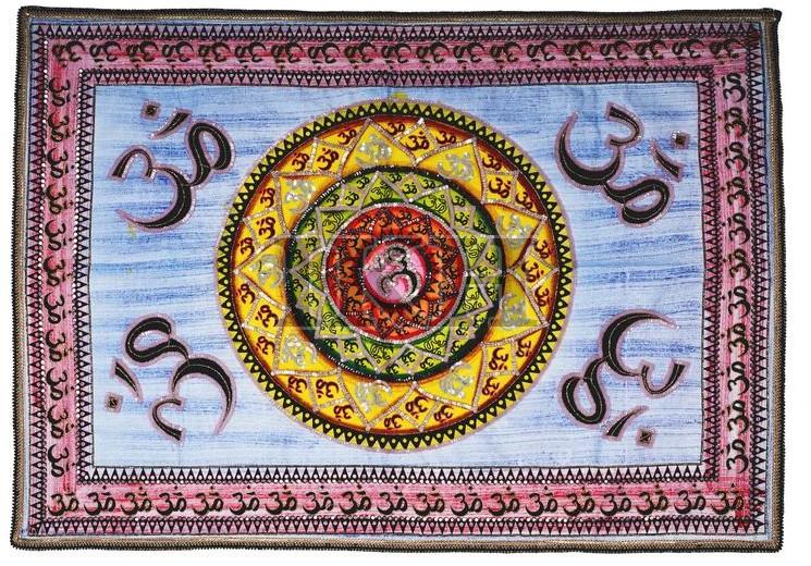 Om Chakra Tapestry Wall Hanging