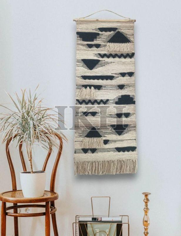 Tassel Tufted Woven Wall Hanging