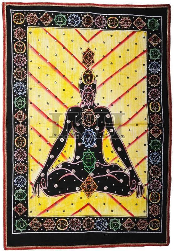 Handmade Yoga Meditation Tapestry Wall Hanging