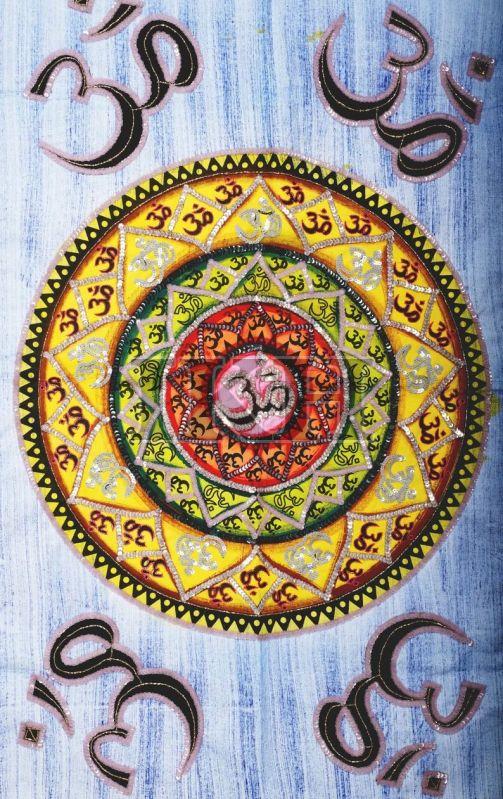 Om Chakra Tapestry Wall Hanging