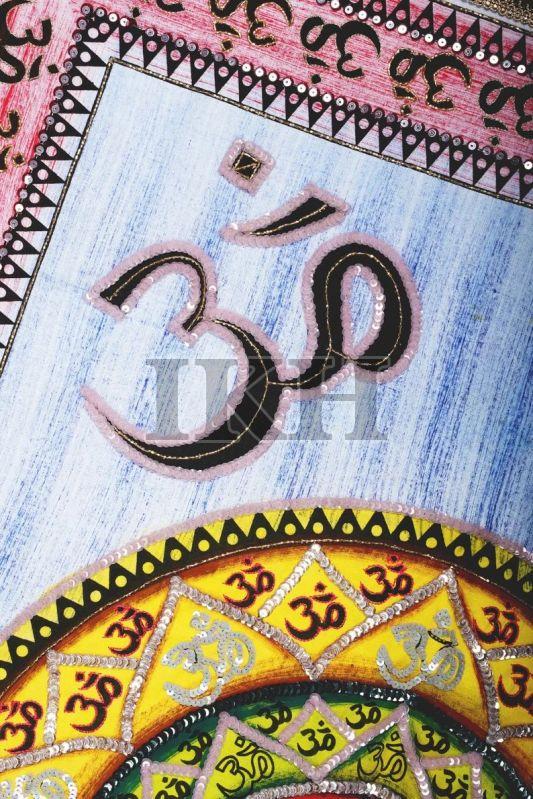 Om Chakra Tapestry Wall Hanging