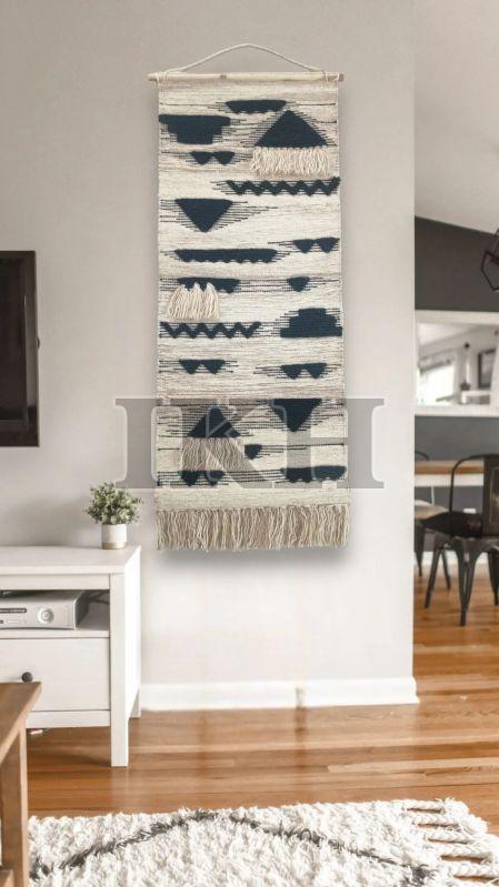 Tassel Tufted Woven Wall Hanging