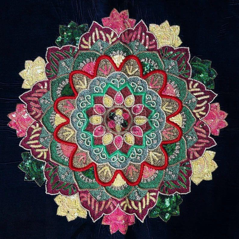 Multicolor Mandala Tapestry Wall Hanging