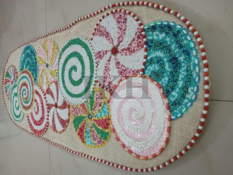 Designer Beaded Table Runner