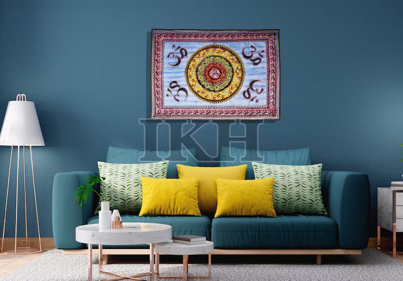 Om Chakra Tapestry Wall Hanging