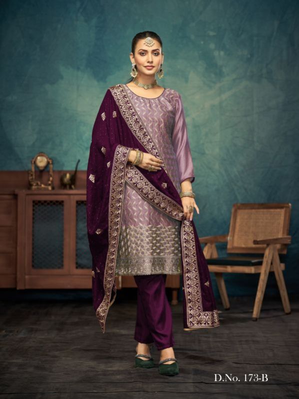 9star Fashion-senorita Embroidery Work Suit