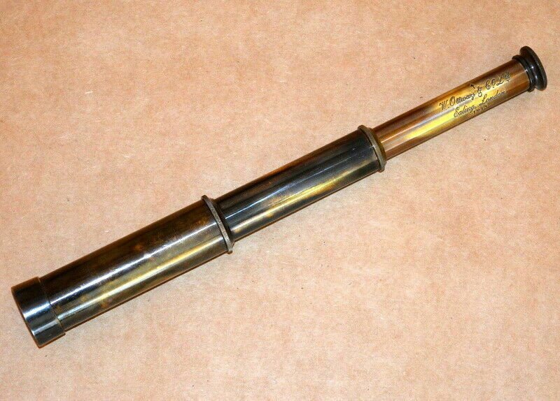 Antique Brass Telescope