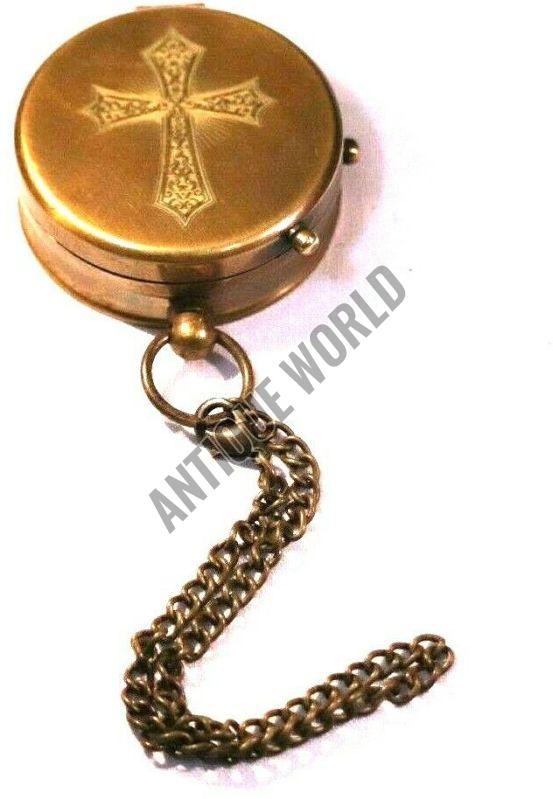 Decorative Christian Style Brass Compass