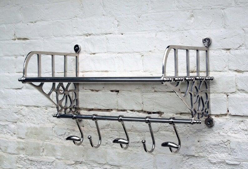 Train Hall Luggage Wall Mounted Rack