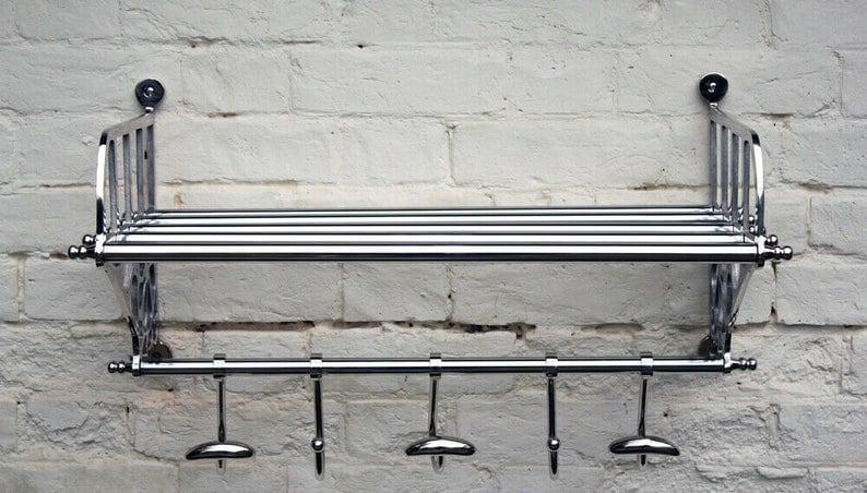 Train Hall Luggage Wall Mounted Rack