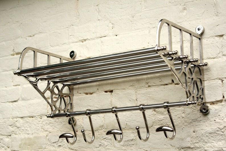 Train Hall Luggage Wall Mounted Rack