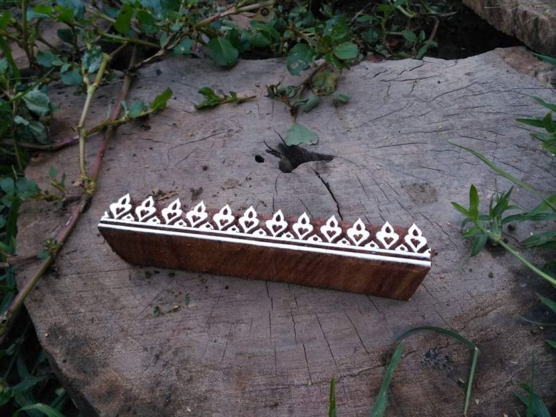 Border Design Wooden Printing Blocks