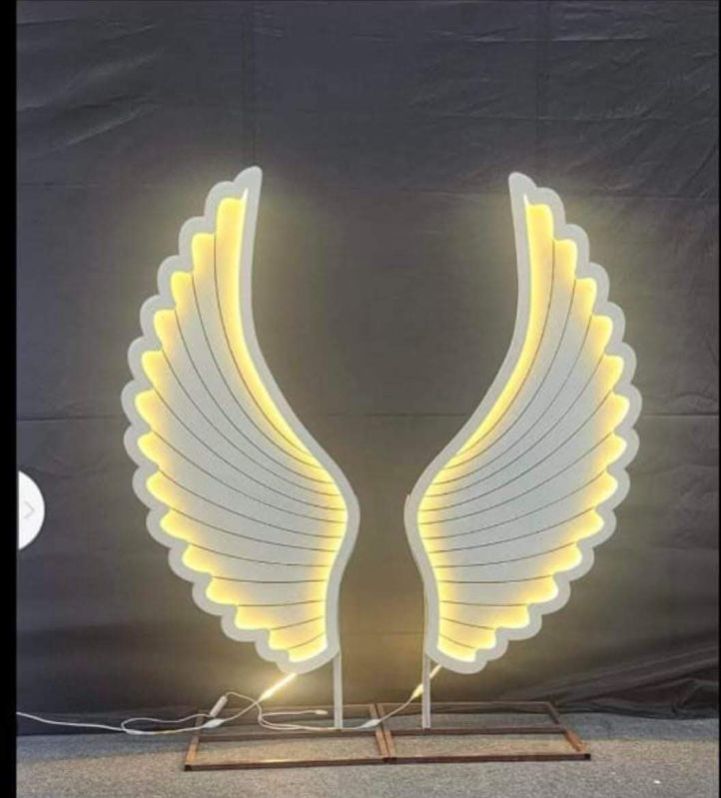 Angel Wings LED Selfie Point
