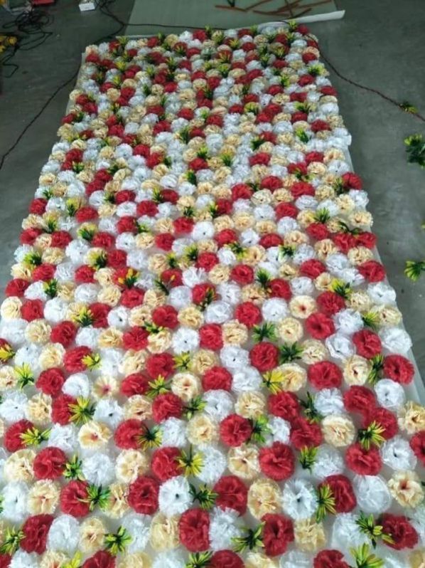 Artificial Flowers Panel For Wedding