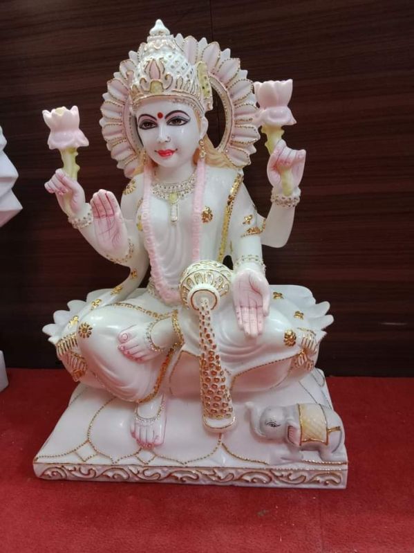 Marble Maa Laxmi Statue