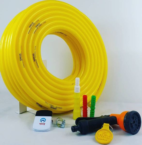 Garud Garden Hose Pipe Is A 0.5-inch (13mm) Diameter, 10-meter (33 Ft)