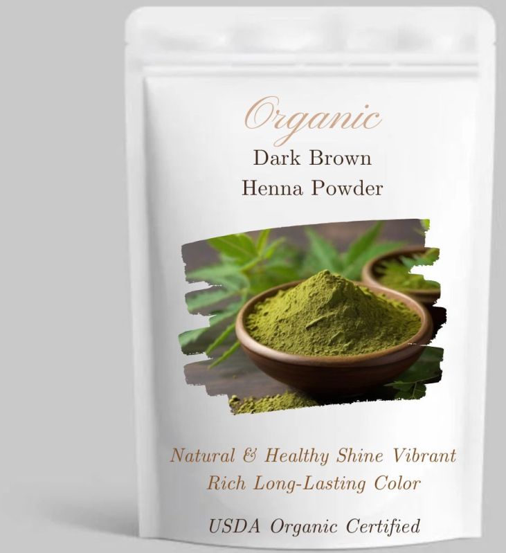 Organic Dark Brown Henna Powder