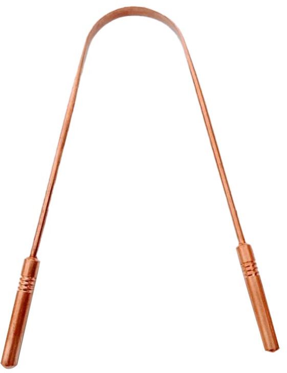 Polished TC-301 Copper Tongue Cleaner Standard