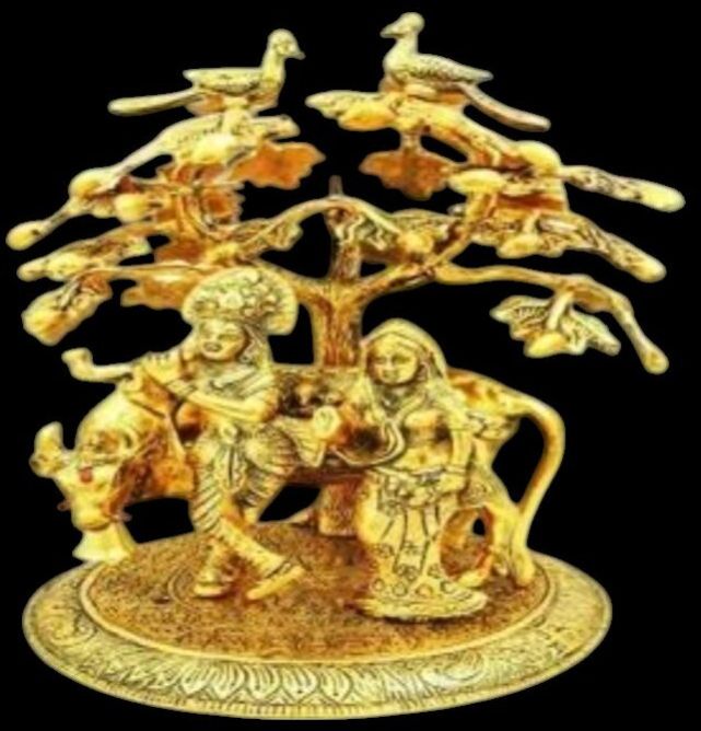 Krishana Statue With Cow AND Tree
