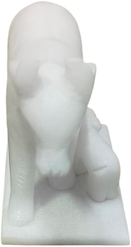 3 Inch Marble Cow Sidhi Gardan Statue