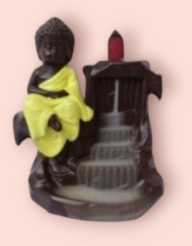 Yellow Somke Buddha Statue