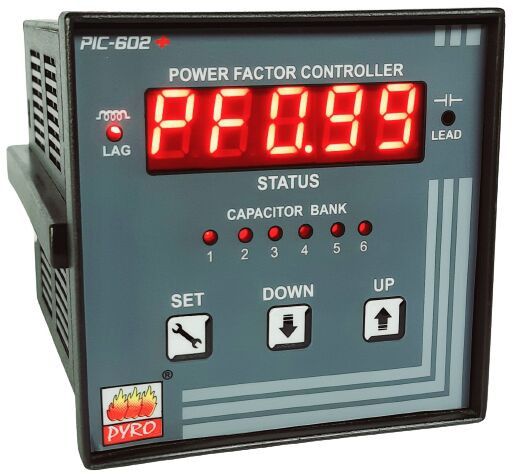 Automatic Power Factor Controller- 6 Step, Pyro