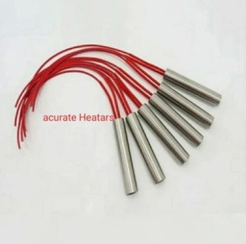 50 Hz Stainless Steel High Density Cartridge Heater, Color : Silver, Length : 8 Inch