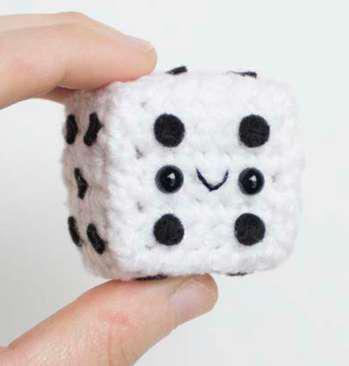 Wool Crocheted Crochet Stuffed Dice Toy, for Baby Playing, Feature : Attractive Look, Colorful Pattern
