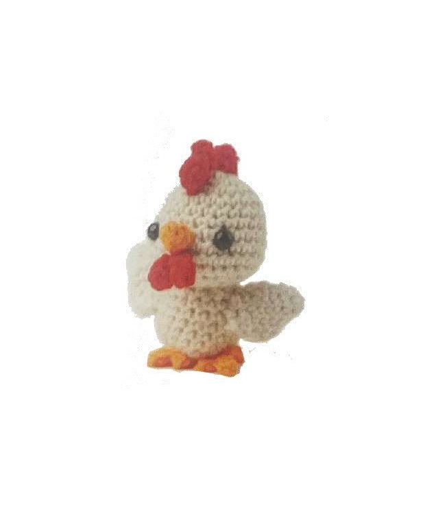 Kaarak Wool Crochet Stuffed Hen Toy, for Gift Play