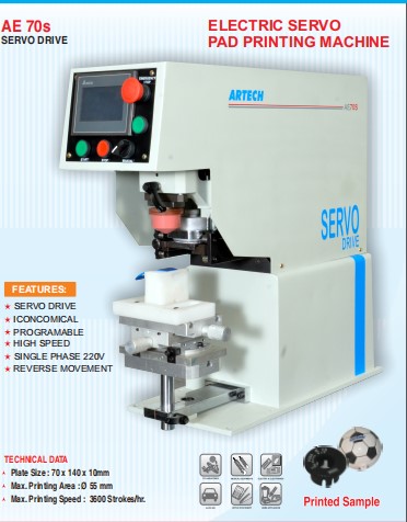 PLC Base Electric Pad Printing Machine