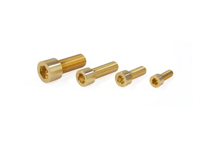 Aluminum Bronze Cap Head Screw, for Automobile Fittings, Electrical Fittings, Packaging Type : Plastic Packet