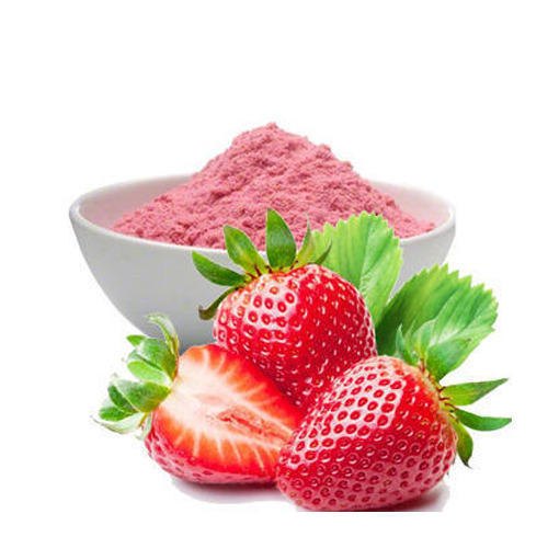 Pink Spray Dried Strawberry Powder, Packaging Type : Plastic Packets