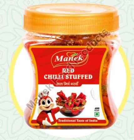 Manek Red Chilli Stuffed, Taste : Spicy