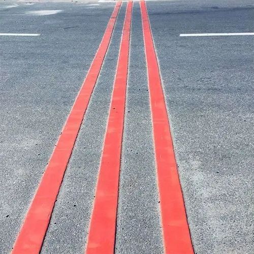 Red Thermoplastic Road Marking Paint