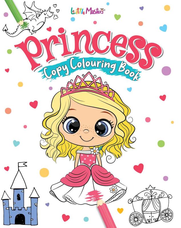 Princess Copy Colouring Book