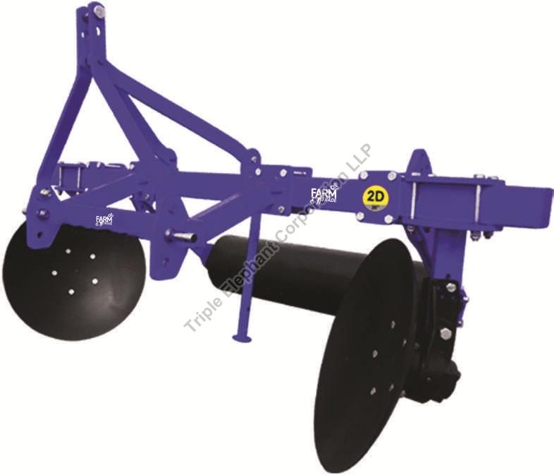 Blue Mild Steel Disc Ridger with Roller, for Agricultural, Power : 10-20 Hp