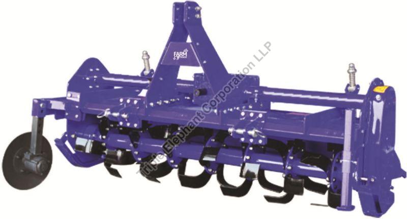 Blue Horizontal Semi Automatic Farm Trade Maxx Rotary Tiller, for Agriculture Use