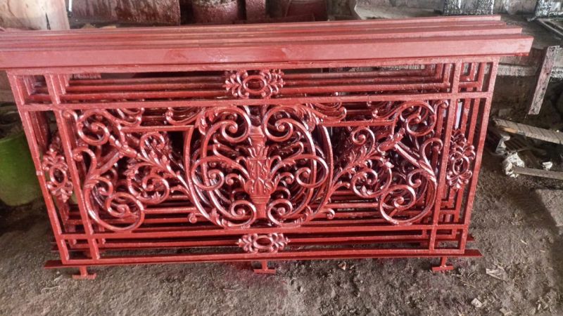 Polished Cast Iron Grills, For Home, Hotels, Office, Size : 3x3ft, 4x4ft, 5x4ft, 6x6ft, 6x8ft