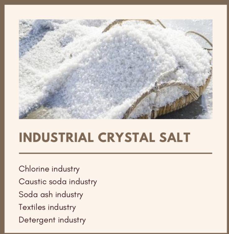 Industrial Crystal Salt, Classification : Chloride