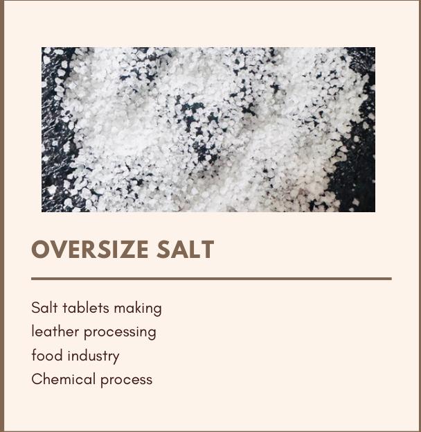Oversize Salt Granules, For Industrial, Color : White