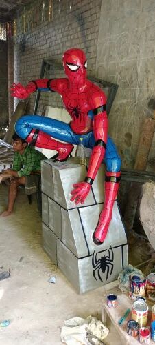 Fiberglass Spiderman Statue